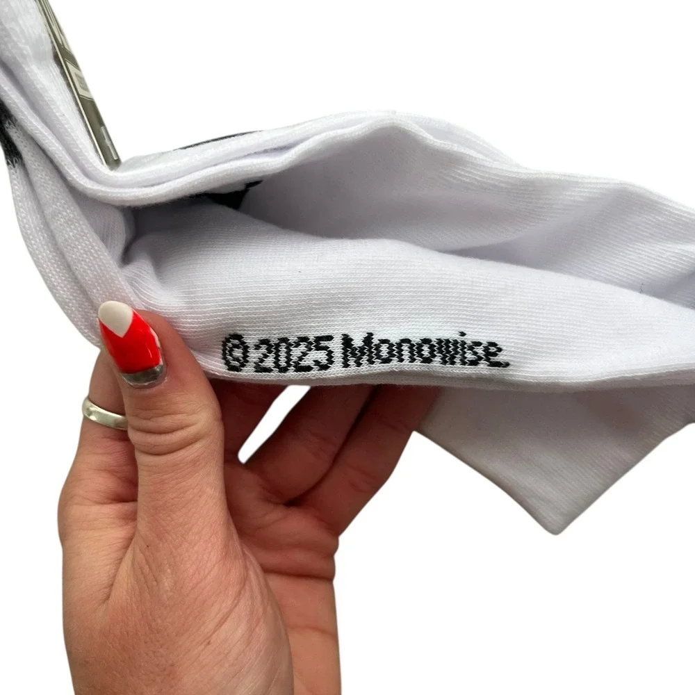 Ozzy Osbourne Black White Crew Socks One Size 2025 Monowise Official Merchandise